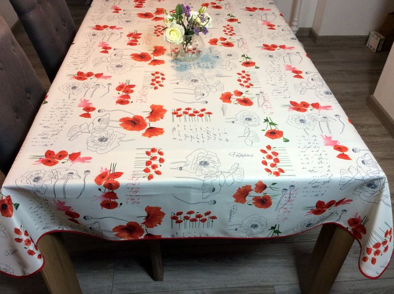 Nappes De Fête Blanc Et Or Rose - Lot De 4, 220x130 Cm - Jetables, Résistantes Aux Taches, Pour événements