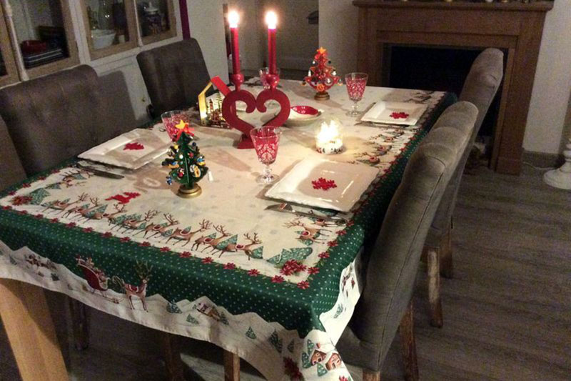 Table de Noël traditionnelle