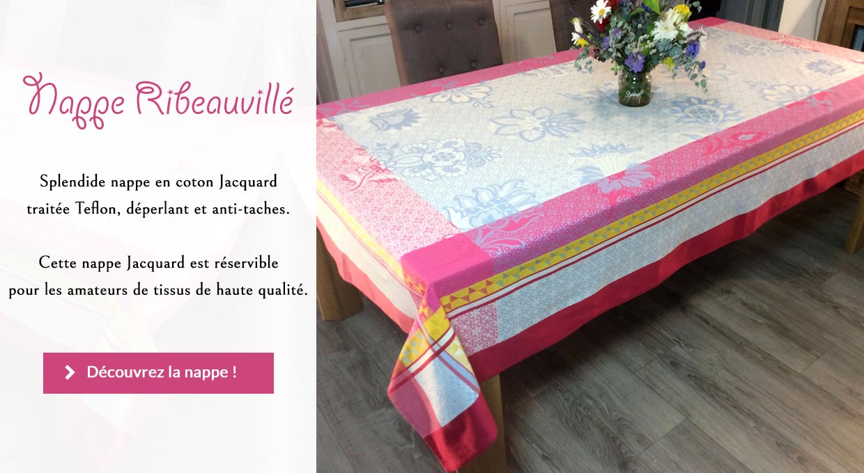 Nappe rectangulaire - 140 x 240 cm - Coton - Feux d'artifice