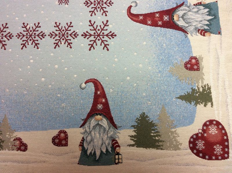 Lot De 4 Nappes Flocon De Neige 220x130cm - Décoration Hiver Noël Fête