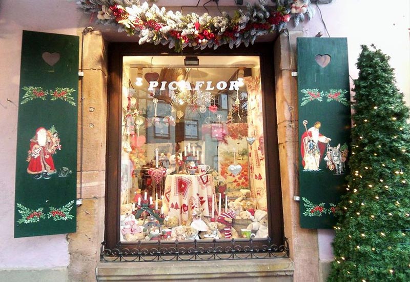 Boutique de nappes et décoration de Noël à Colmar
