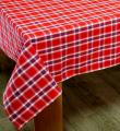 Nappe Kelsch Guinguette, bleu-blanc-rouge, carreaux, rectangulaire 160x350 cm, 100% coton