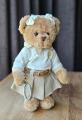 Peluche oursons, Couple joueurs de tennis, 30 cm, polyester
